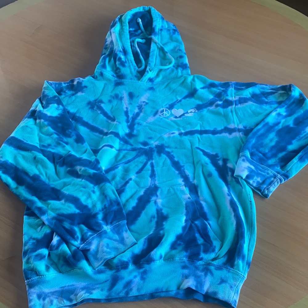 Tie-die hoodie small
